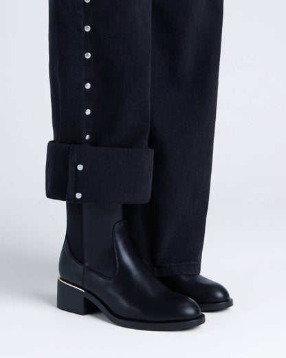 Bota Mulher Preta Xti-14636201