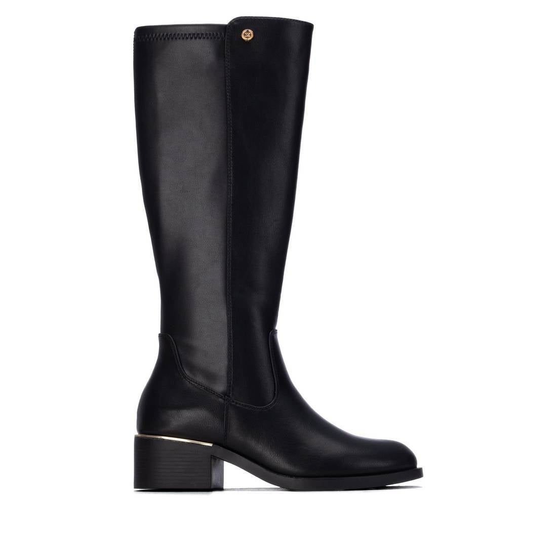Bota Mulher Preta Xti-14636401