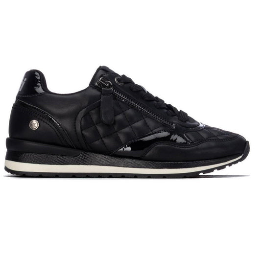 Sapatilhas Mulher XTI® Vegan Pretas | Fecho Lateral e Conforto - 1463701