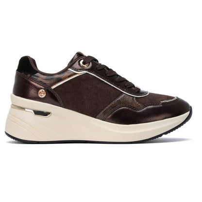 Sapatilhas Plataforma Mulher XTI® Metalizadas | Conforto e Elegância - 14638301