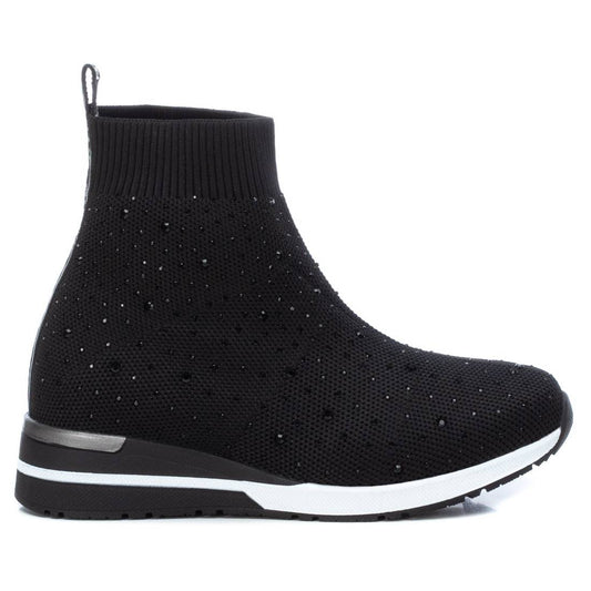 Bota Casual Juvenil Negra Xti-150100