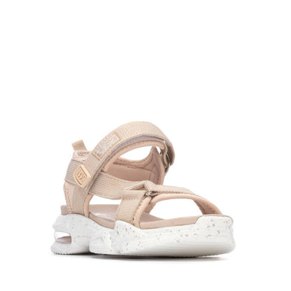 Sandália Vegan Juvenil Beige Xti-153109