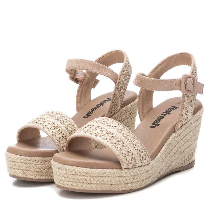 Women's Casual Wedge Sandal Beige Refresh-170536