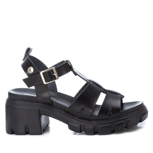 Sandalia Casual Mujer Negro Refresh-170652
