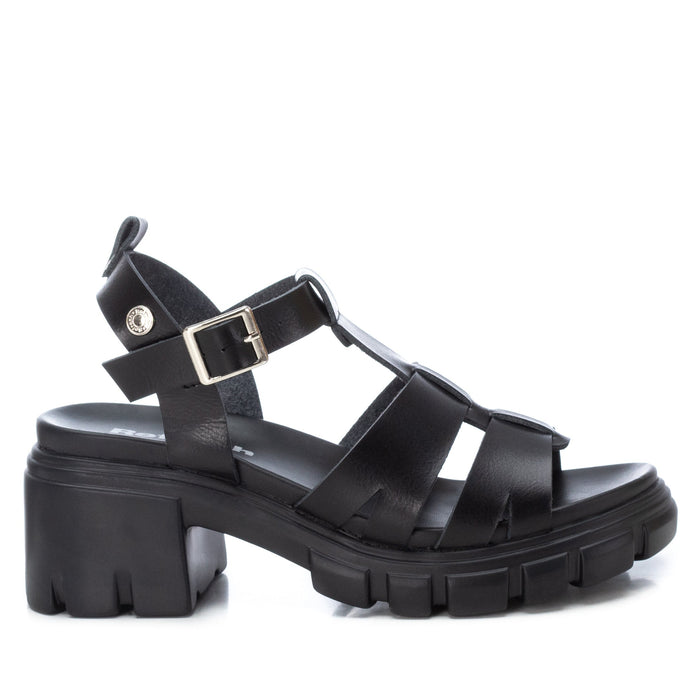 Sandália Casual Mulher Preto Refresh-170652