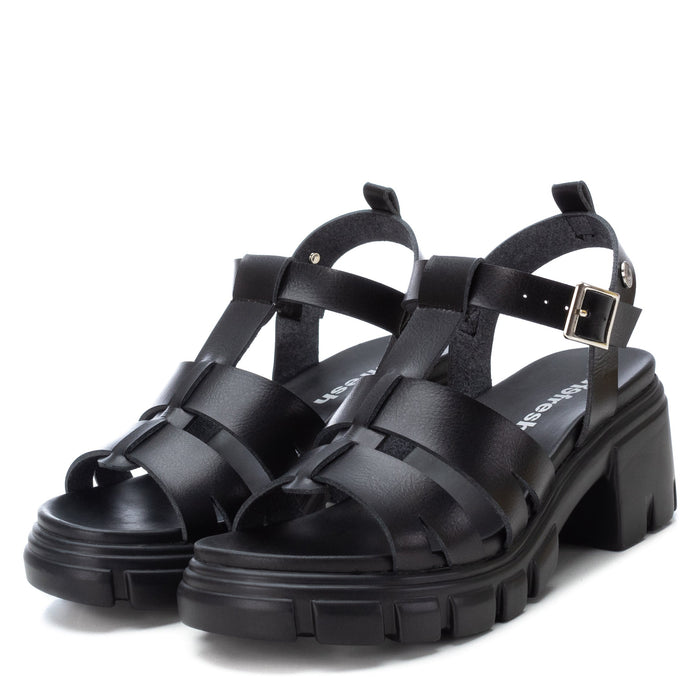 Sandália Casual Mulher Preto Refresh-170652