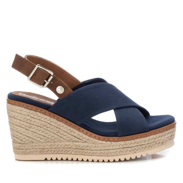 Sandália Casual Vegan Mulher Azul Refresh-17154203