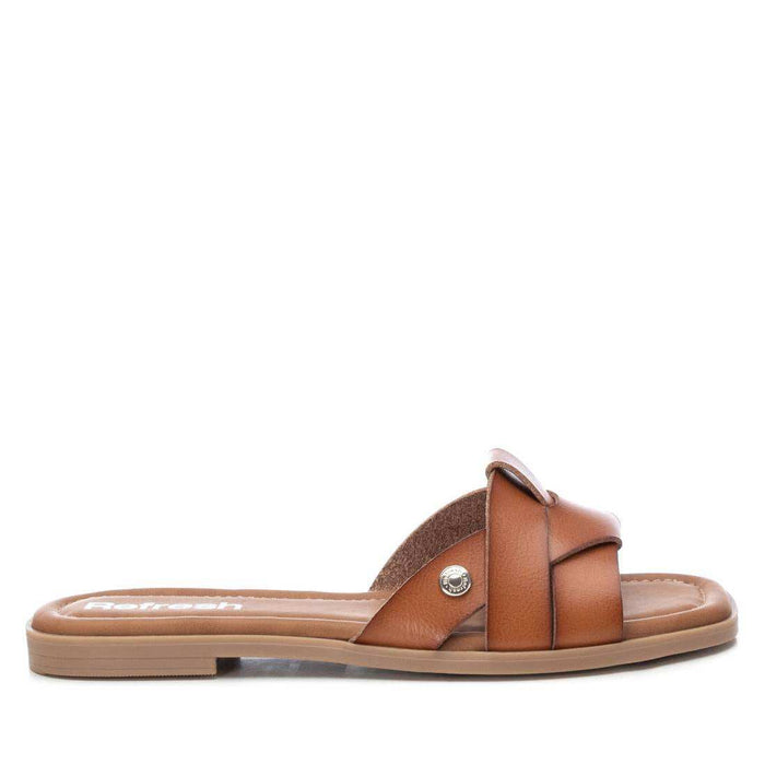 Chinelo Pele Vegan Mulher Castanho Refresh-17155101