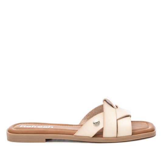 Zapatilla Mujer Piel Vegana Beige Refresh-17155102