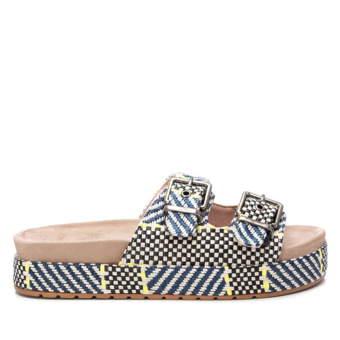 Chinelo Pele Vegan Mulher Azul Refresh-17156201