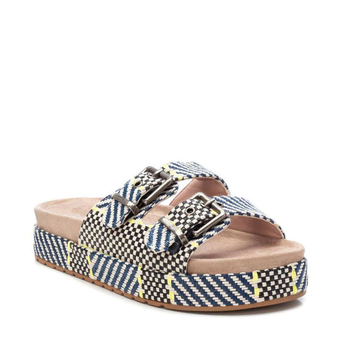 Chinelo Pele Vegan Mulher Azul Refresh-17156201