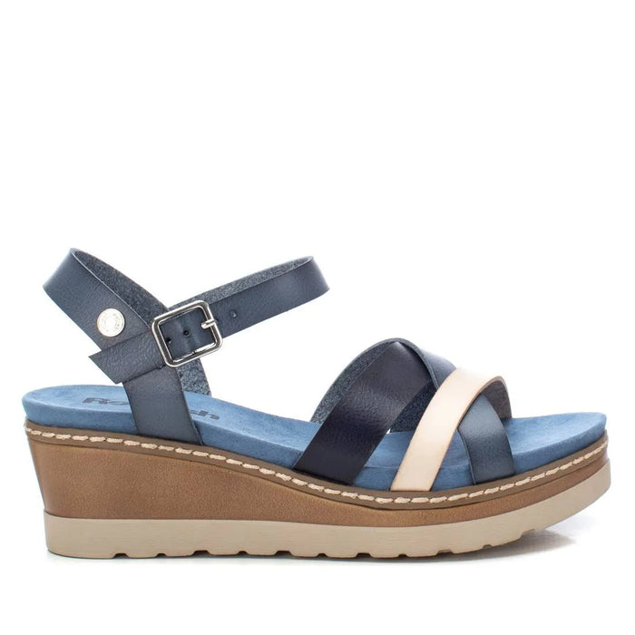 Sandália Casual Vegan Mulher Azul Refresh-17178504