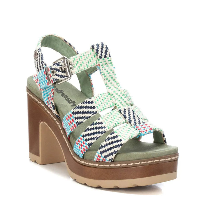 Sandália Casual Vegan Mulher Verde Refresh-17181203