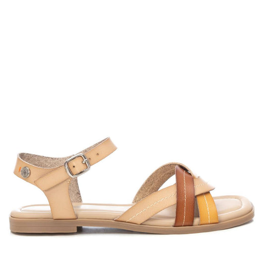 Sandalia Casual Mujer Beige Refresh-17193602