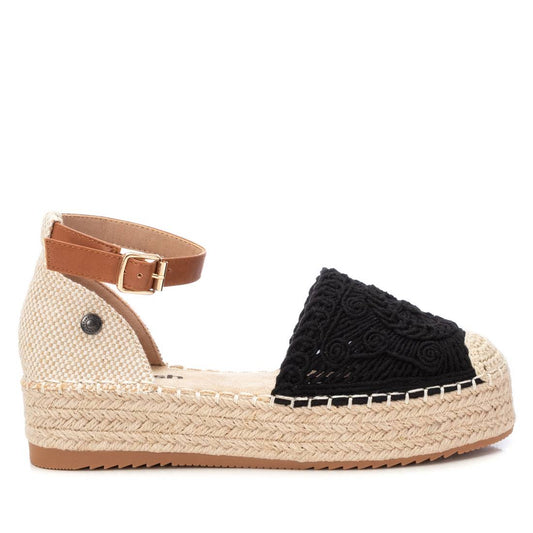 Refresh Sandalia casual negra para mujer-17195202