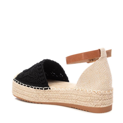 Refresh Sandalia casual negra para mujer-17195202