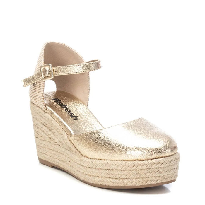 Sandália Casual Mulher Dourado Refresh-17195801