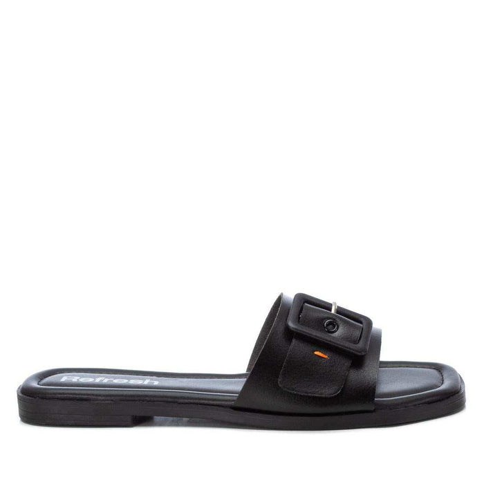 Chinelo Pele Vegan Mulher Preto Refresh-17196106