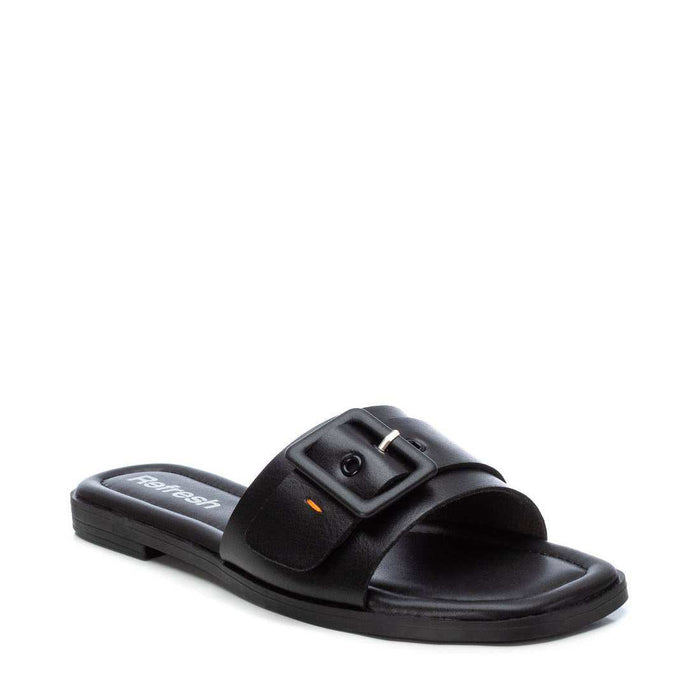 Chinelo Pele Vegan Mulher Preto Refresh-17196106