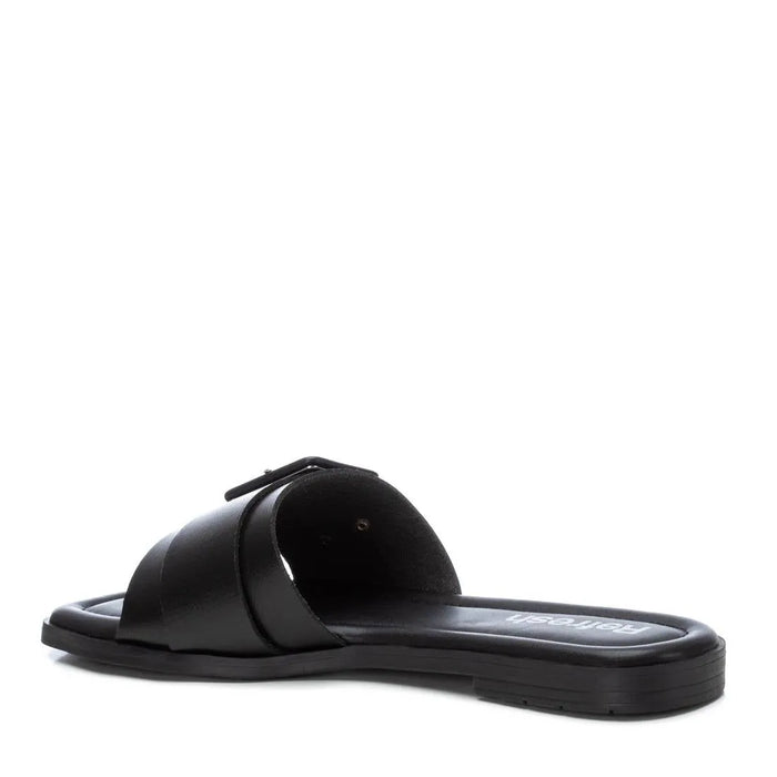 Vegan Leather Flip Flops for Women Black Refresh-17196106