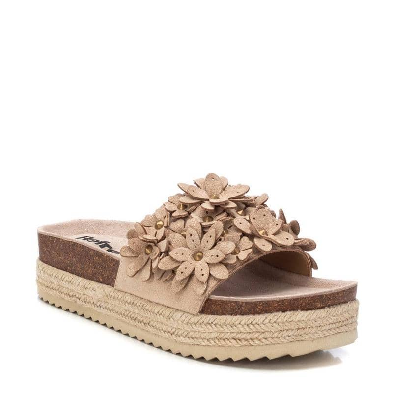 Chinelo Pele Vegan Mulher Bege Refresh-17246202