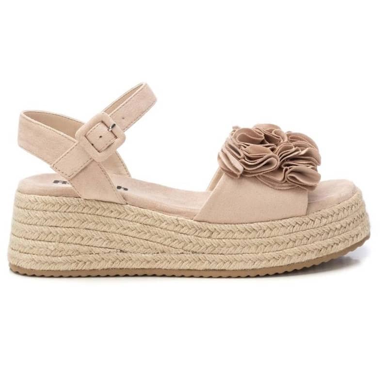 Sandália Casual Mulher Vegan Bege Refresh-17266802