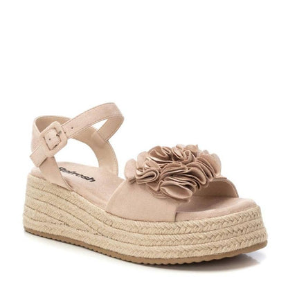 Sandália Casual Mulher Vegan Bege Refresh-17266802