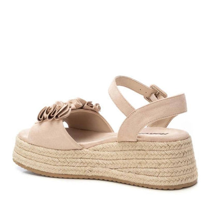 Sandália Casual Mulher Vegan Bege Refresh-17266802