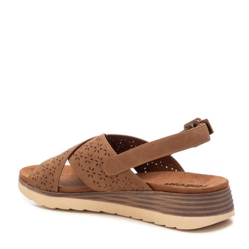 Sandália Casual Mulher Vegan Castanho Refresh-17277601