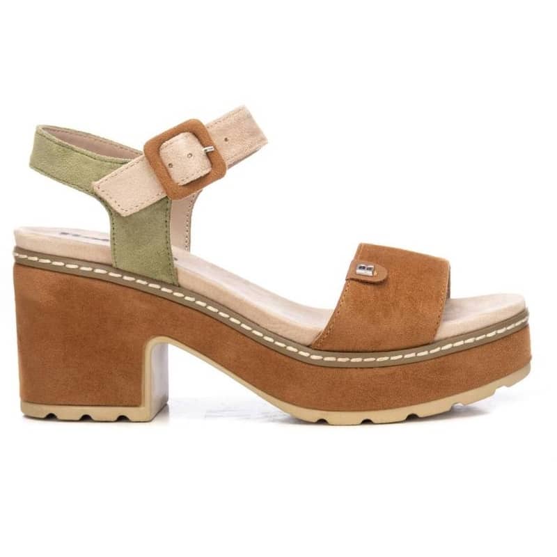 Sandália Casual Vegan Mulher Camel Refresh-17279402
