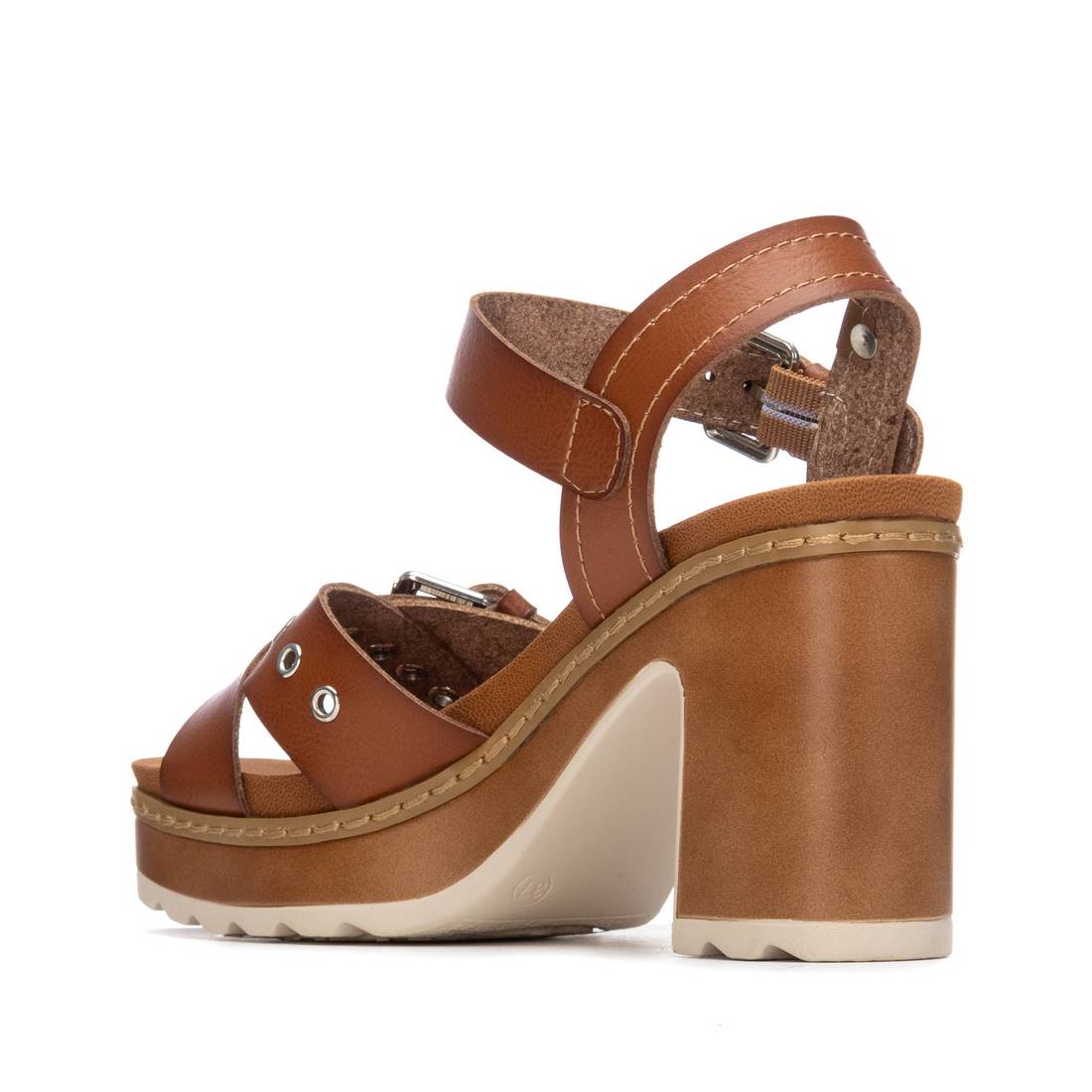 Sandália Casual Vegan Mulher Camel Refresh-175290