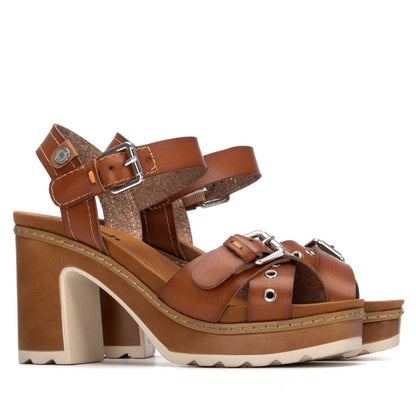 Sandália Casual Vegan Mulher Camel Refresh-175290
