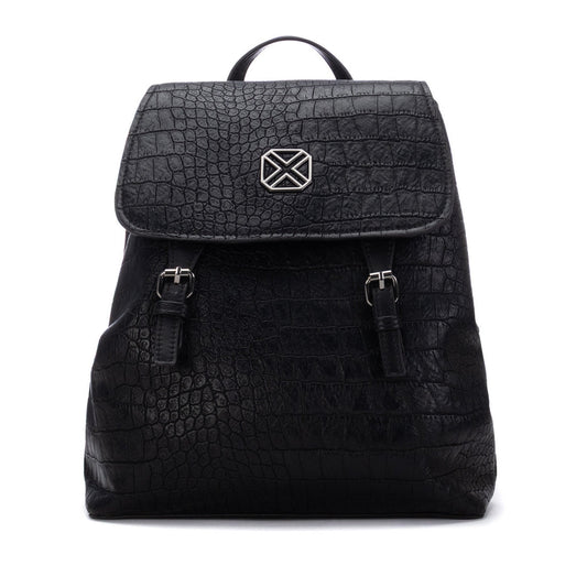 Mochila Mulher XTI Preta Efeito Crocodilo | 18466401 — imagem do artigo 1