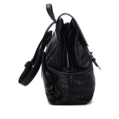 Mochila Mulher XTI Preta Efeito Crocodilo | 18466401 — imagem do artigo 2