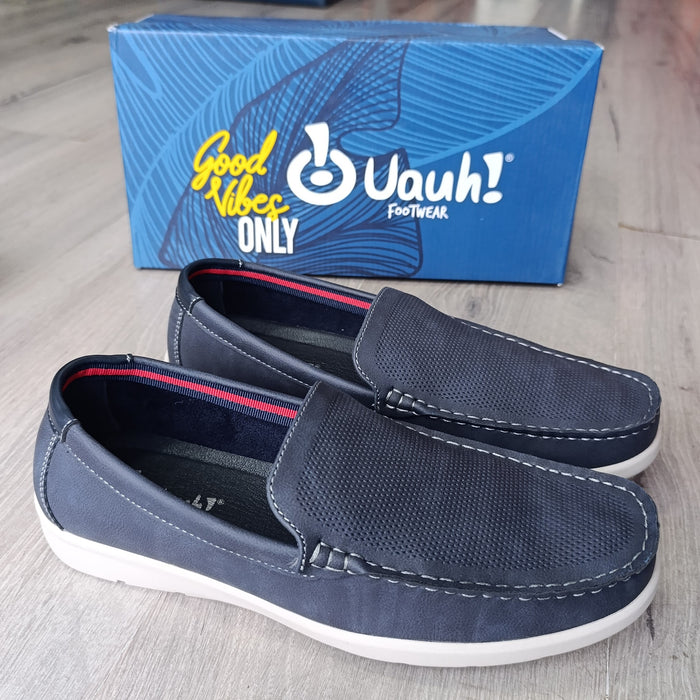 Sapato Pele Homem Azul Uauh®-2151jn162m