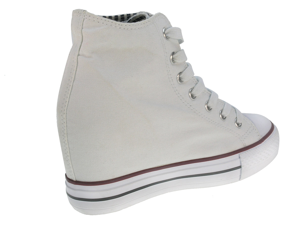 Beppi-2160551 Women's White Canvas Boot