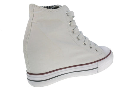 Beppi-2160551 Women's White Canvas Boot