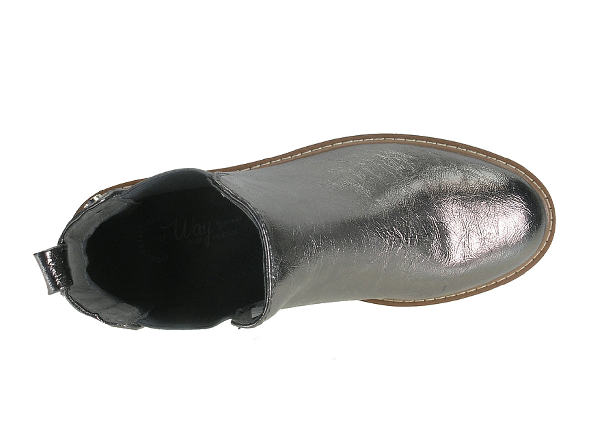 Botas casuales plateadas para mujer Beppi-2167291