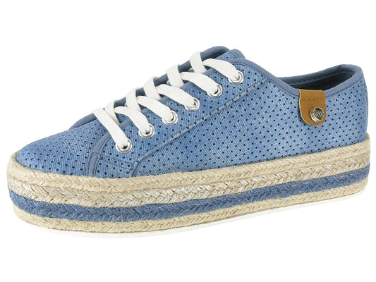 Zapatillas deportivas azules para mujer Beppi-2169390