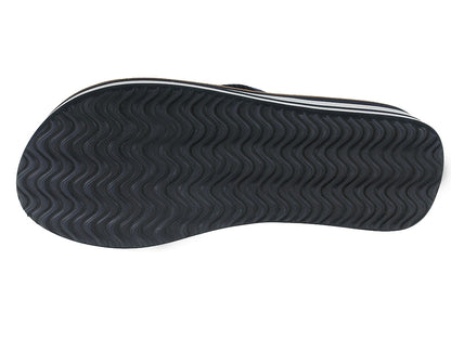 Women's Blue Wedge Flip Flops Beppi-2170730