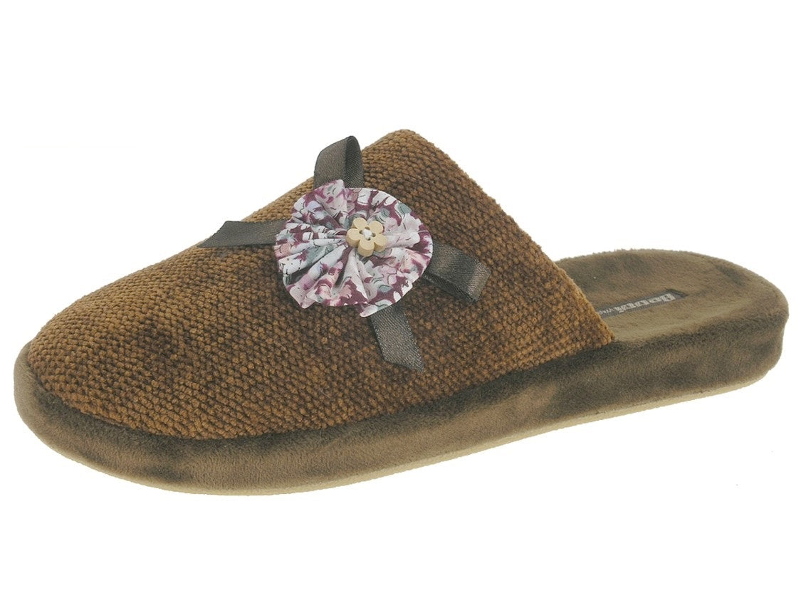 Beppi Pantuflas de interior marrón para mujer-2173822