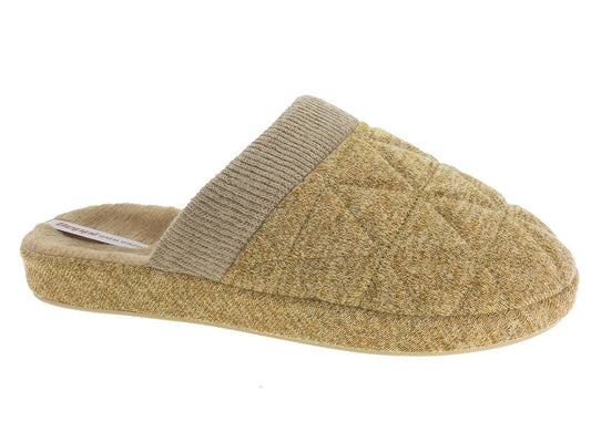 Zapatilla de interior beige para mujer Beppi-2173851