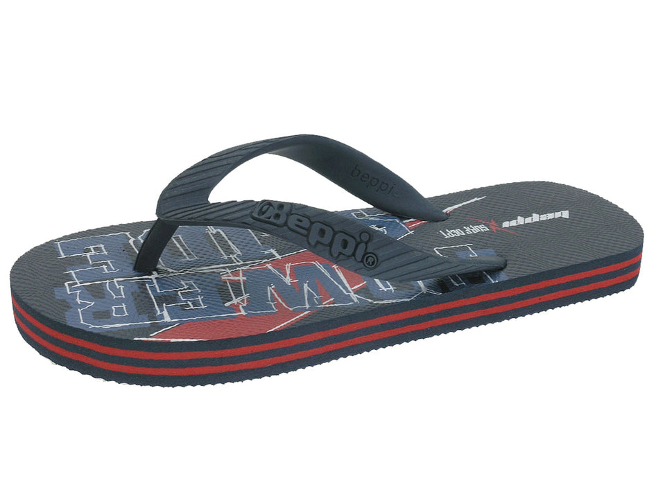 Chinelo Meter Dedo Juvenil Azul Beppi-2176320