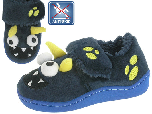 Zapatillas de estar por casa azules para niños Beppi-2180480