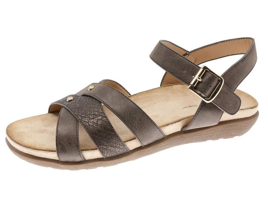 Sandália Casual Mulher Castanho Beppi-2185260