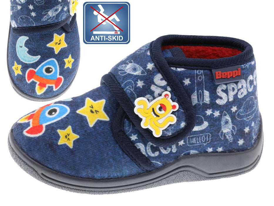 Pantufa Infantil Azul Beppi-2186550