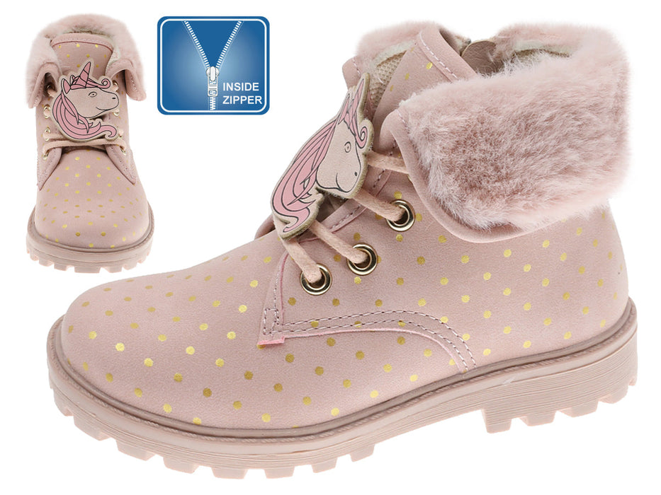 Bota Casual Infantil Rosa Beppi-2187370