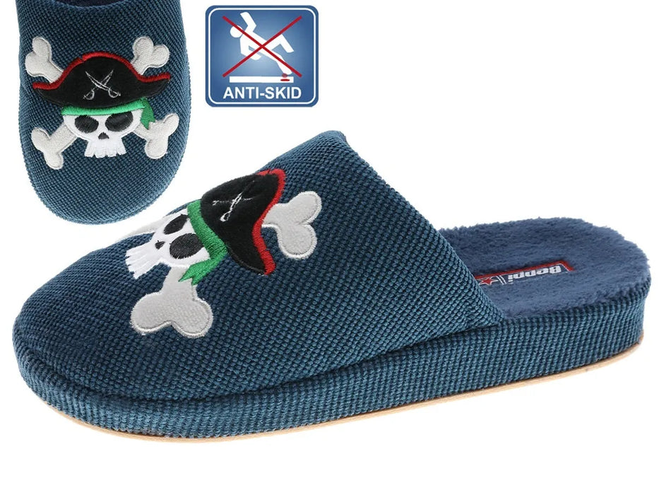 Chinelo Interior Juvenil Azul Beppi-2187571