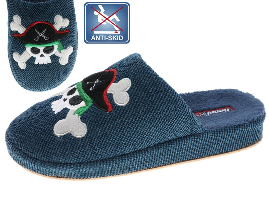 Beppi-2187571 Blue Youth Indoor Slippers