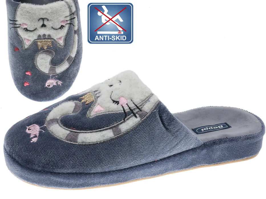 Chinelo Interior Mulher Cinzento Beppi-2187690